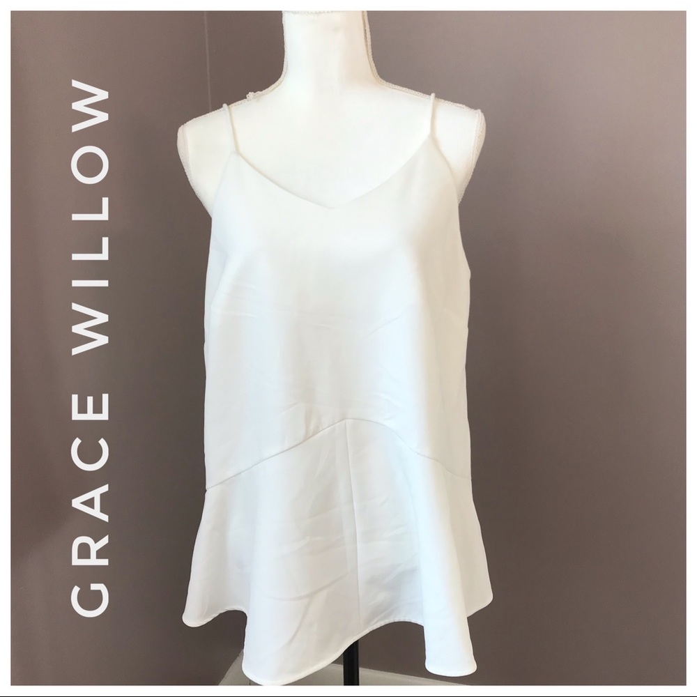 Grace Willow Sleeveless Top White Medium